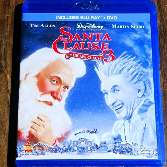 Walt Disney's SANTA CLAUSE 3 The Escape Clause on BLU-RAY + DVD Tim Allen - Picture 1 of 2